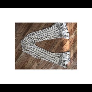 Wide leg boho free people pants
